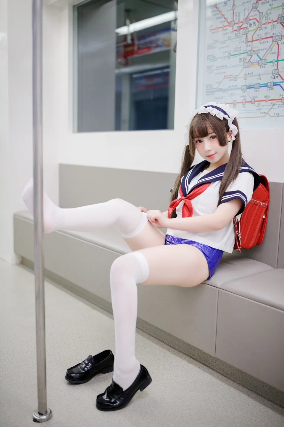 胡桃猫 - No.033 电车痴女 [152P-2GB] tg@simisebaisi 【丝足阁】028.webp